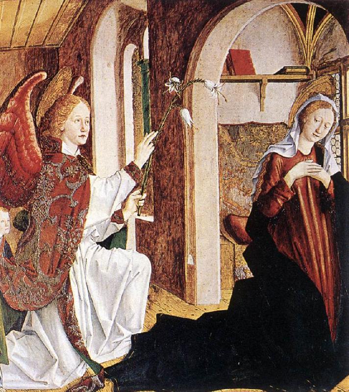 PACHER, Michael Annunciation aghe oil painting image